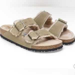 Birkenstock Arizona Shearling Sandals